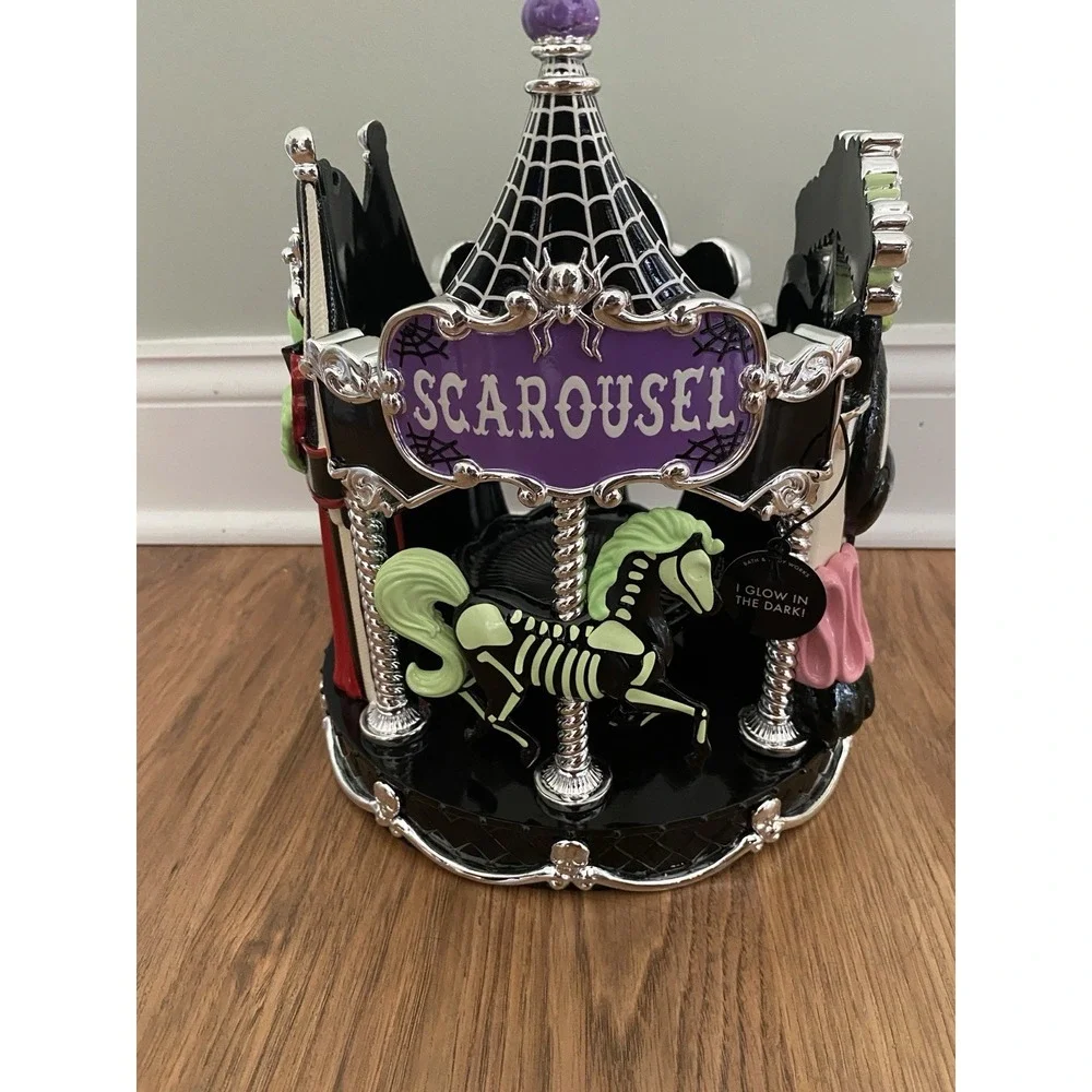Bath & Body Works Glow-in-the-Dark Circus Luminary 3-Wick Candle Holder